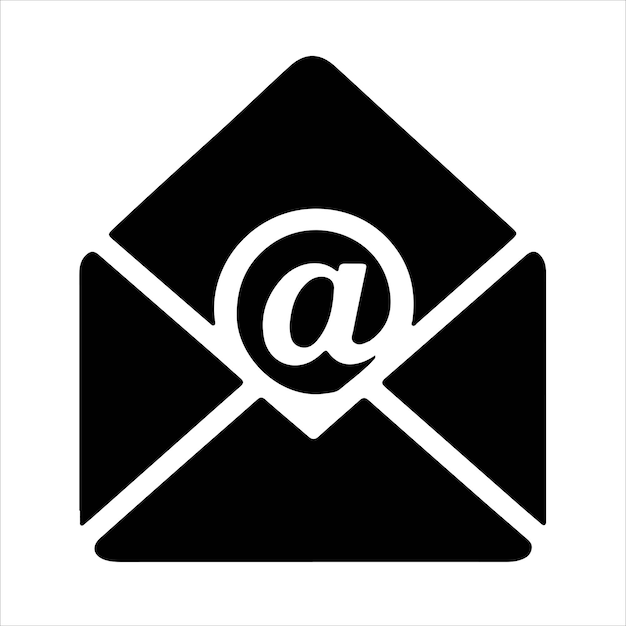 Download HighQuality Mail Icon Vector Silhouette
