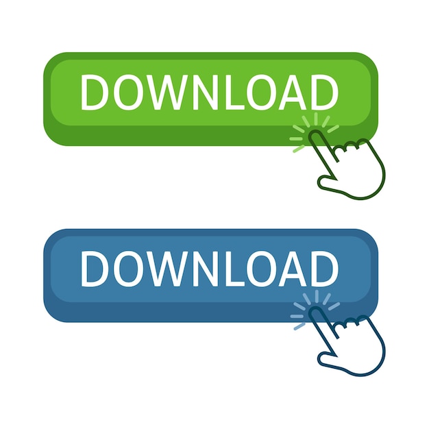 Download icon for web and mobile Download file Icon set stored on the cloud vector