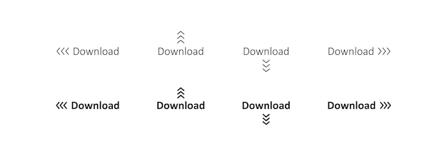 download web button internet action arrow icon simple website sign in vector flat