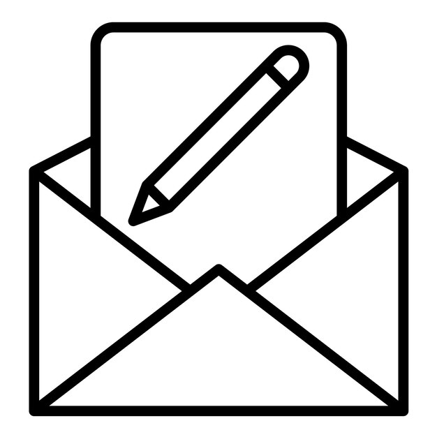 Draft Messages vector icon Can be used for Digital Retail iconset