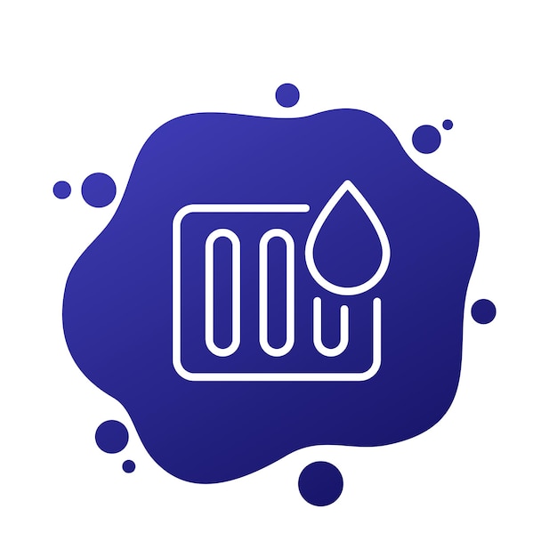 drainage or drain line icon vector