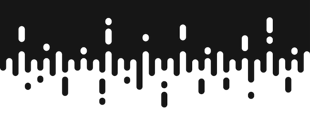 drip and drop seamless background in flat style creative abstract vector