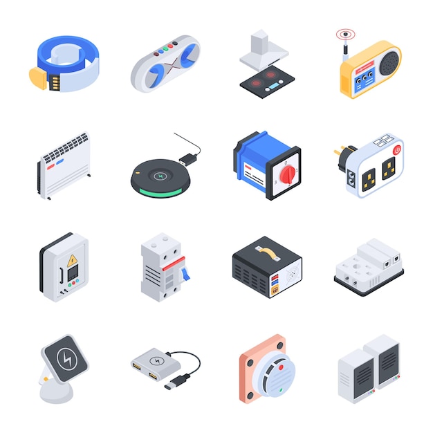 Duck Toys Doodle Icons