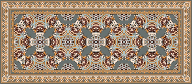 Dupatta Textile Pattern Design