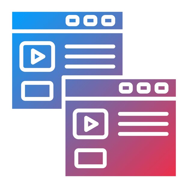Duplicate Browser icon vector image Can be used for SEO and SEM
