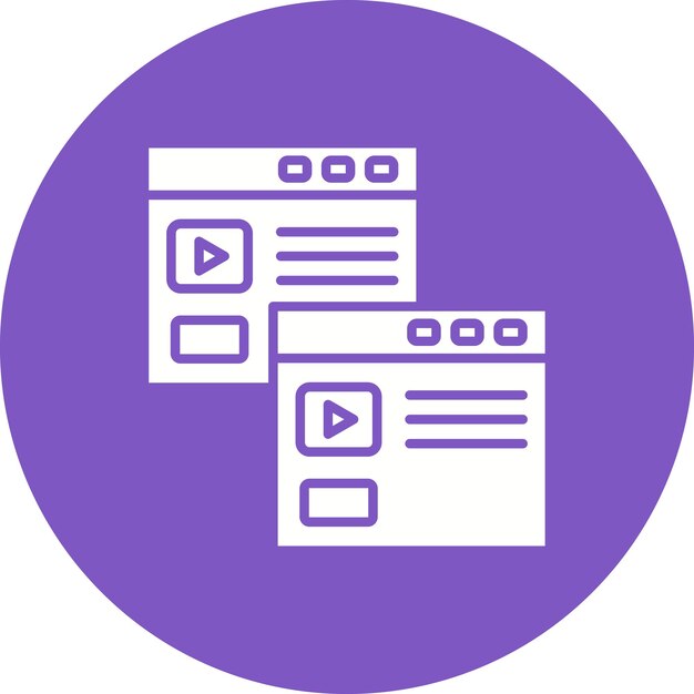 Duplicate Browser icon vector image Can be used for SEO and SEM