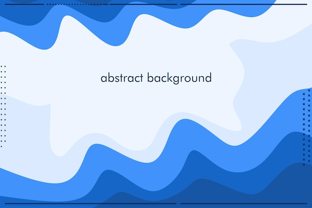 dynamic abstract background illustration in flat design with blue and white color