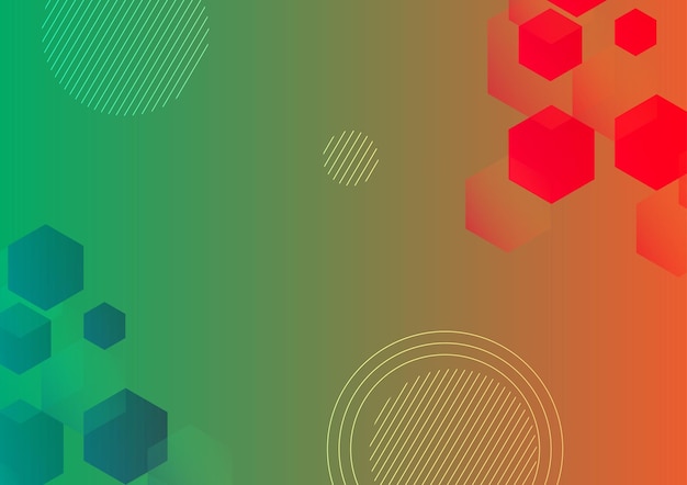 Dynamic Abstract Background with Lines Objects and Gradient Colors
