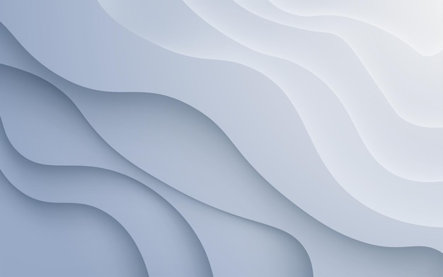 Dynamic abstract gray white diagonal shape light and shadow wavy background eps10 vector