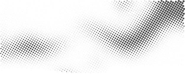Dynamic Black and White Halftone Wave Pattern Stylish Geometric Design for Product Banners and Cover