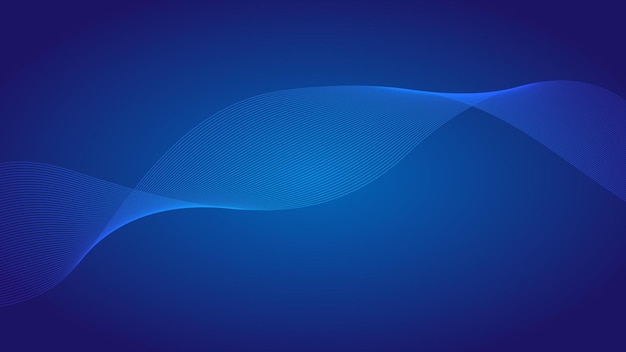 Dynamic Blue Wave Business Background