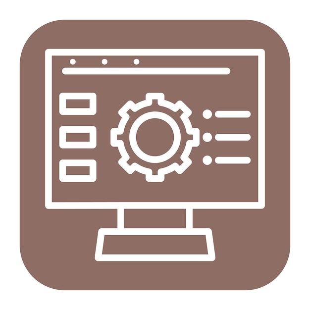 dynamic content icon vector image can be used for new media