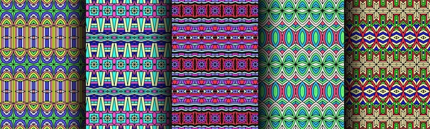 dynamic ethnic pattern collection of traditional bundles