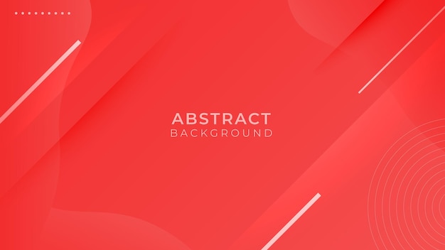 Dynamic fluid red geometric background