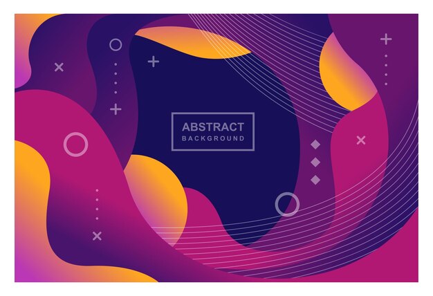 dynamic gradient abstract background of purple and orange color