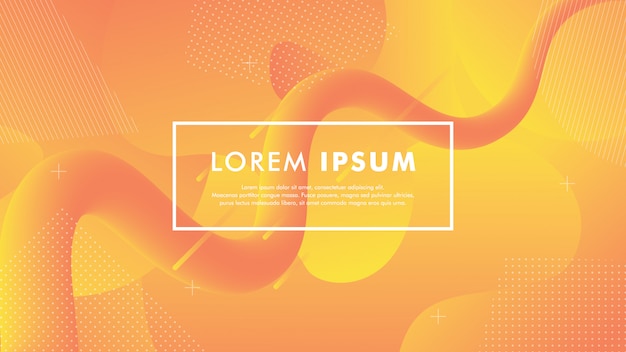 dynamic liquid orange background
