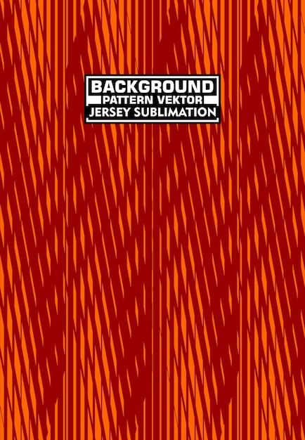 Dynamic Orange and Red Striped Jersey Sublimation Design