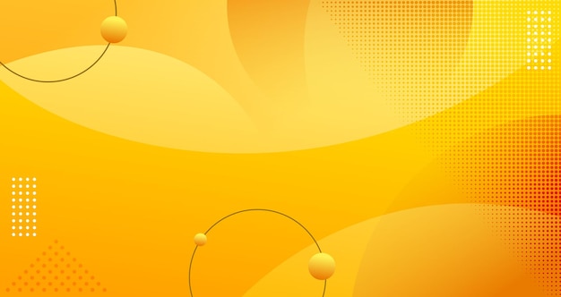 Dynamic shape background abstract with wave gradient yellow and orange liquid shape composition line