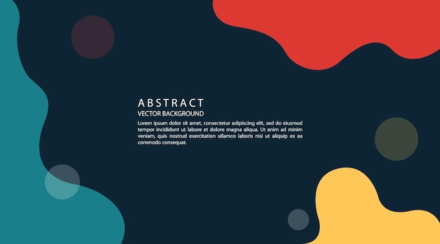 dynamic style background design with liquid concept combination of compatible color palletes for po