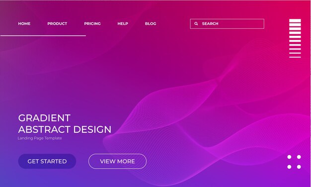 Dynamic Vivid Colorful Gradient Wallpaper Background Vector for Landing Page
