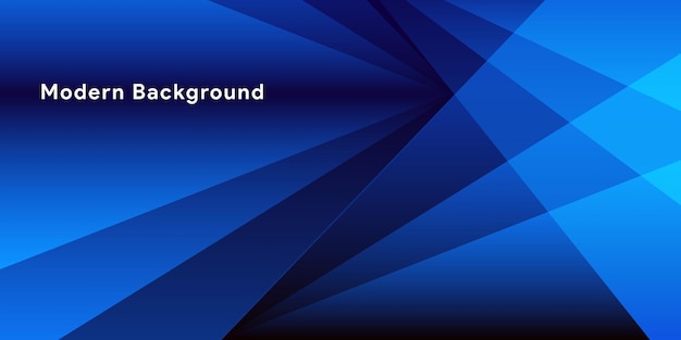 Dynamisk, flydende og blå geometrisk baggrund med farverig gradient