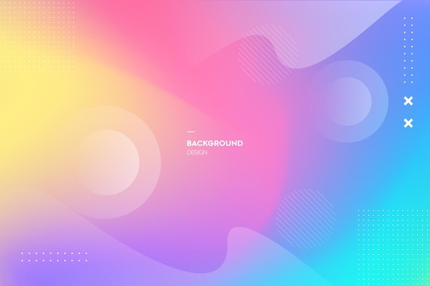 Dynamisk gradient sløret gradvis ændring abstrakt baggrund Premium vektor