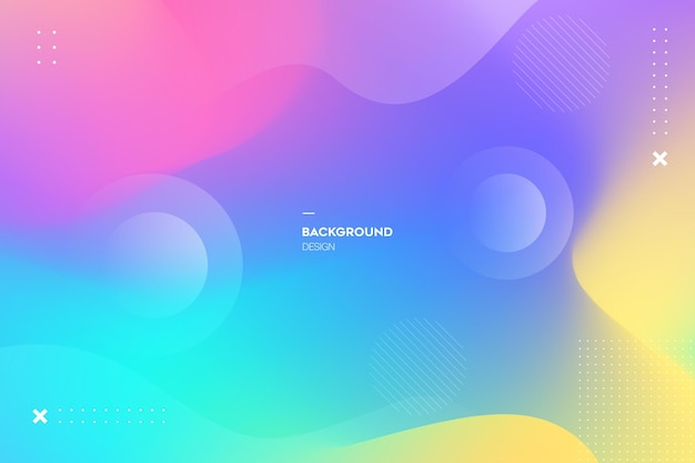 Dynamisk gradient sløret gradvis ændring abstrakt baggrund Premium vektor