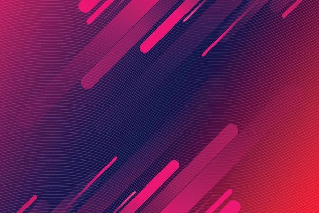 Dynamiske gradientlinjer, abstrakt glødende bølgelignende baggrund og wallpaper