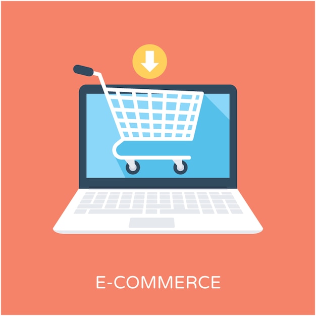 E Commerce Flat Vector Icon