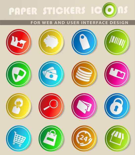 e-commerce simply icons