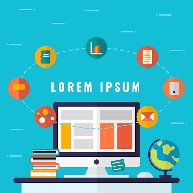 e-learning concept 
