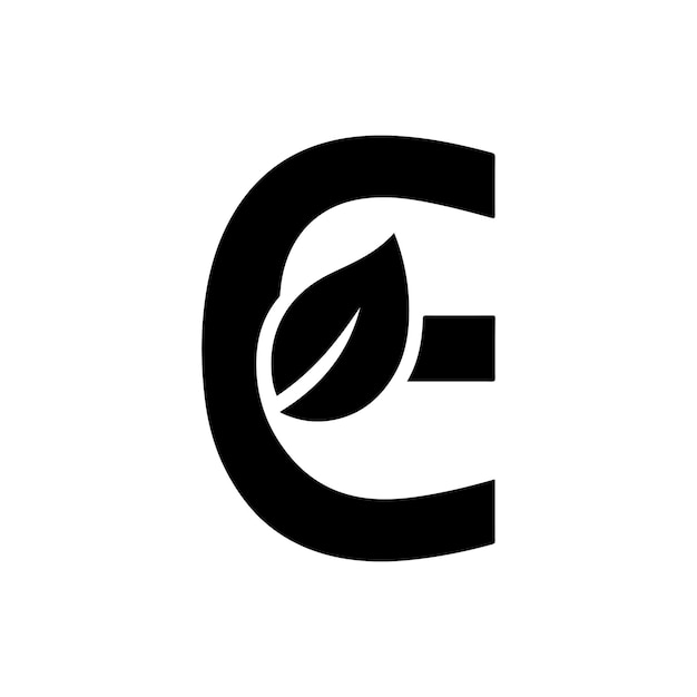 E with leaf