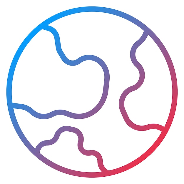 Earth icon vector image Can be used for World Environment Day