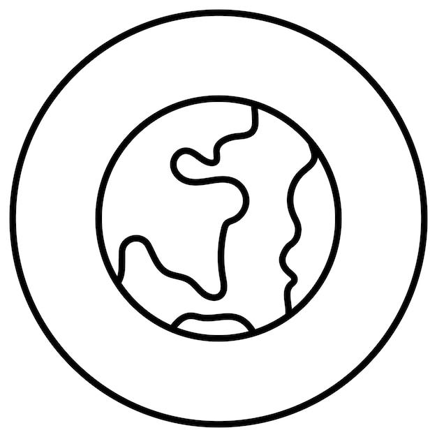 Earth vector icon Can be used for Education iconset