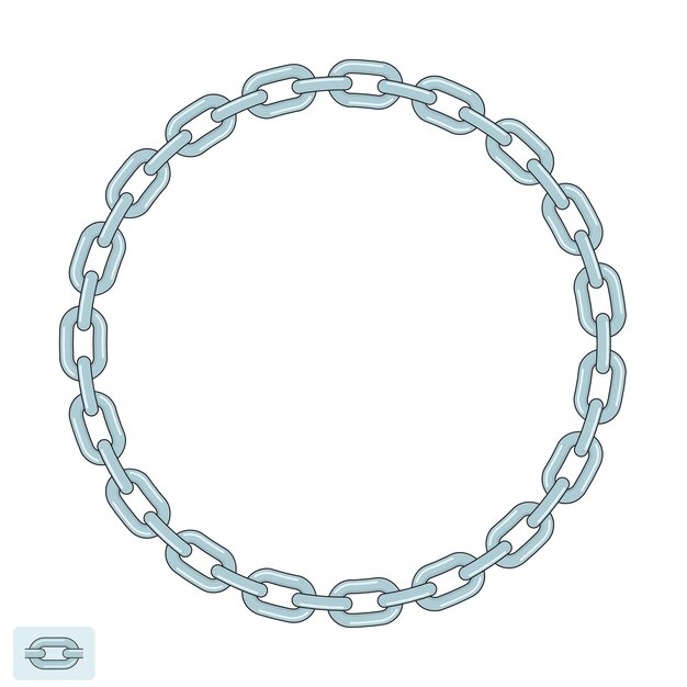Easy to use chain brush vector template design