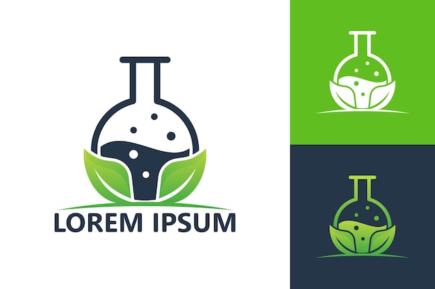 eco lab logo template design vector