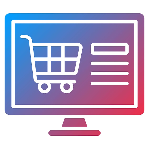 ecommerce platform icon vector image can be used for marketing technology