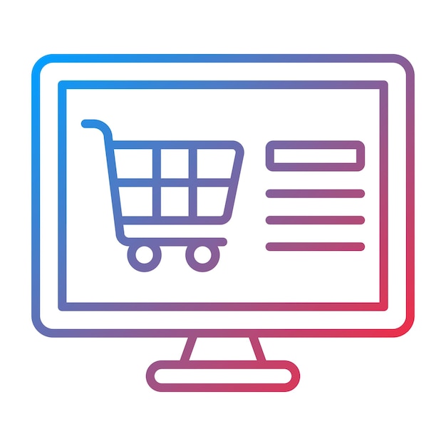 ecommerce platform icon vector image can be used for marketing technology