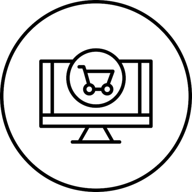 Ecommerce vector icon illustration of Smart City iconset