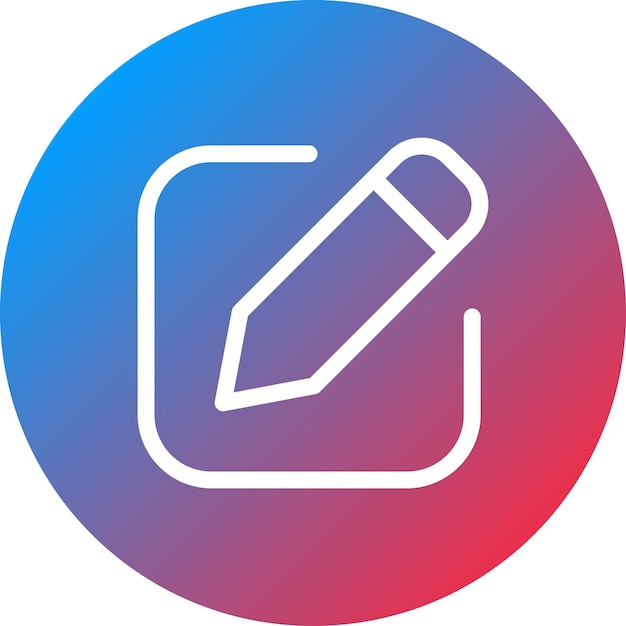 Edit Square icon vector image Can be used for UI