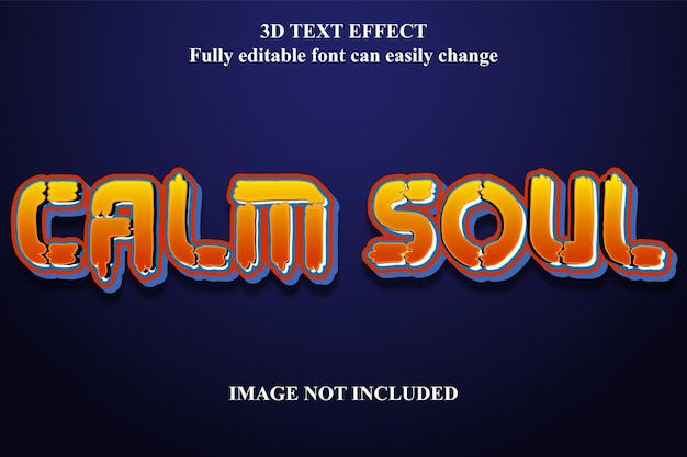 Editable 3D Text Effect design