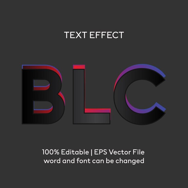 Editable Black text effect 3d text style effect mockup template