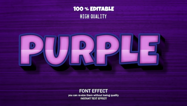 editable font effect
