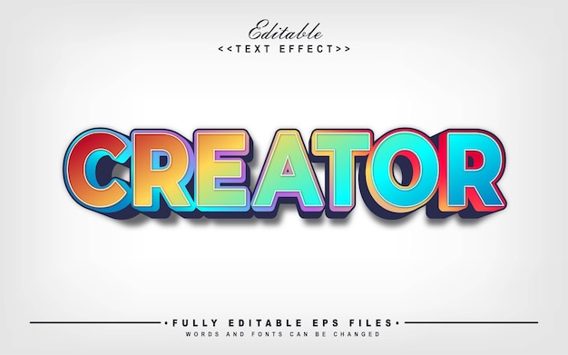 editable gradient creator text effecttyphography logo