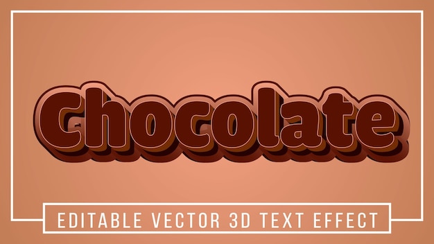 editable modern lettering 3d text effect