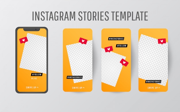 Editable story template collection 