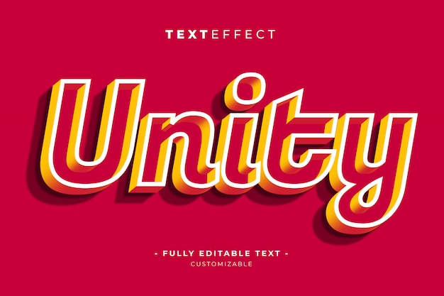editable text and font effect template 3d style premium vector