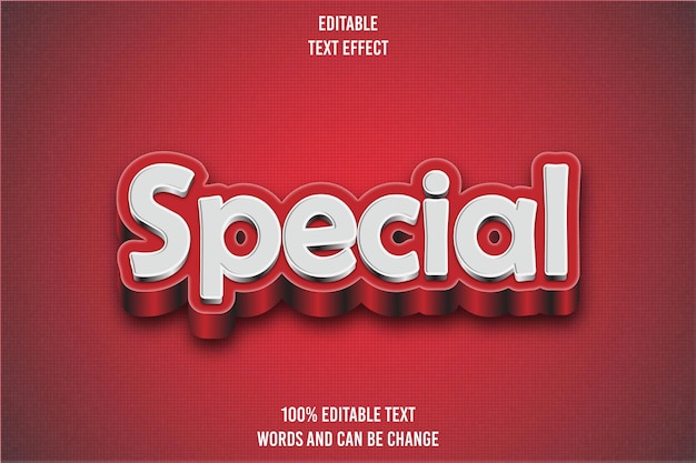 editable text effect 3d emboss_modern style