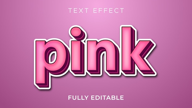 Editable text effect 3D text style effect design