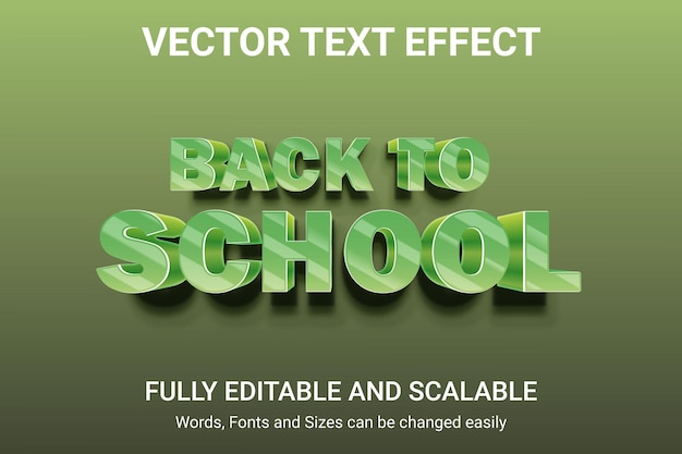Editable text effect - CUBE BOX text style